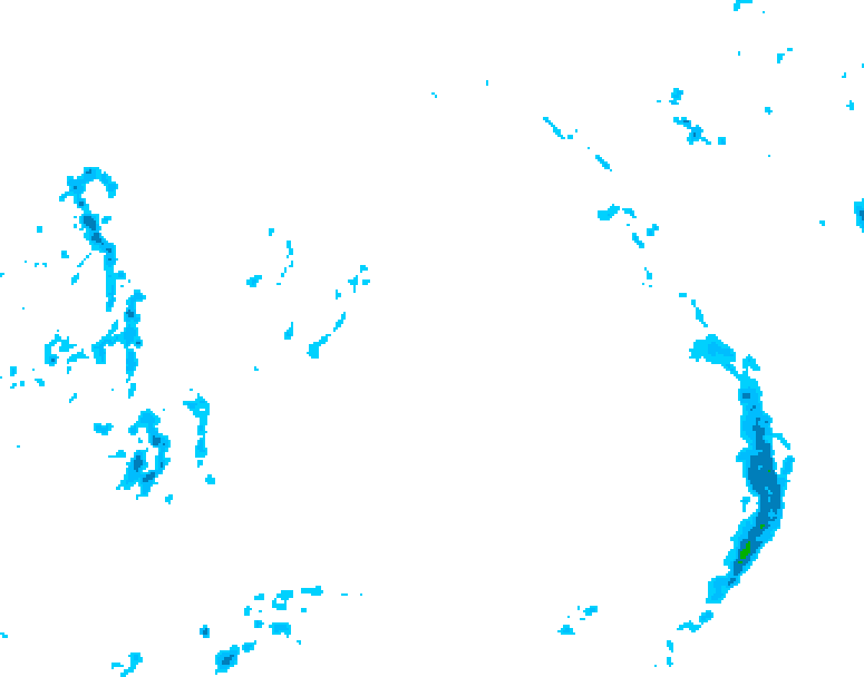 GDPS precipitation 168 hour forecast chart for Canada based on 2026/02/05 1200Z data