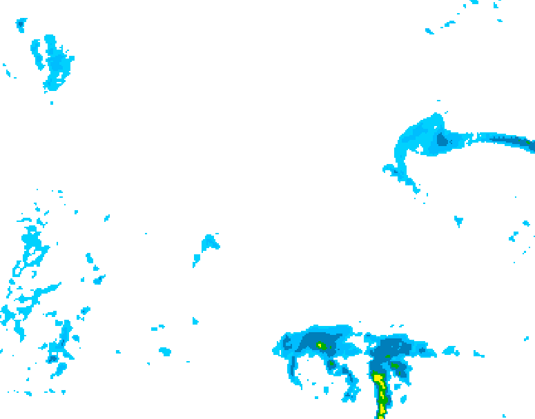 GDPS precipitation 216 hour forecast chart for Canada based on 2026/02/05 1200Z data