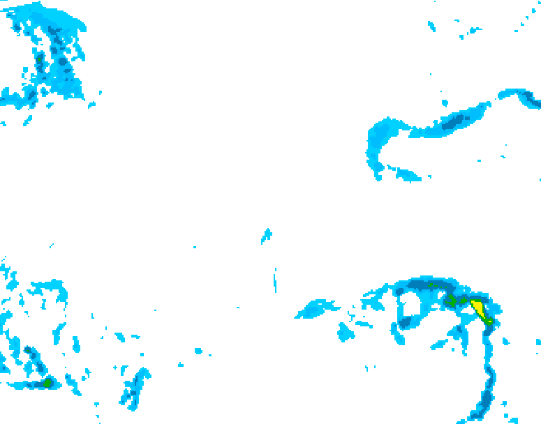GDPS precipitation 240 hour forecast chart for Canada based on 2026/02/05 1200Z data