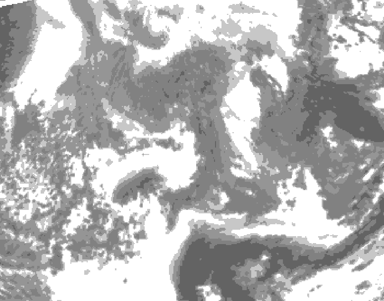 GDPS total cloud 204 hour forecast chart for Canada based on 2026/02/05 1200Z data