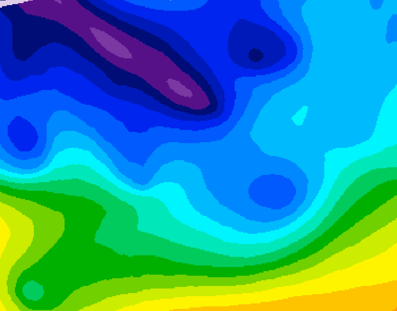 GDPS 500 millibar geopotential height 156 hour forecast chart for Canada based on 2026/02/06 0000Z data