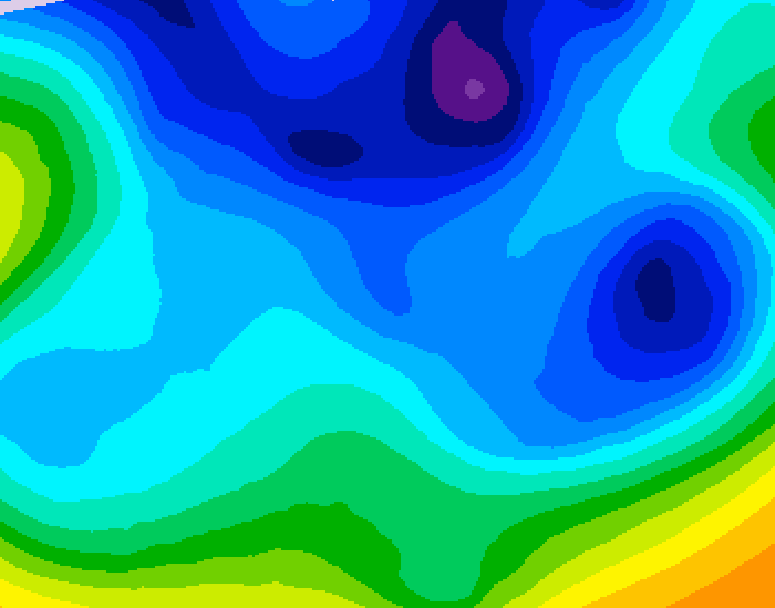 GDPS 500 millibar geopotential height 204 hour forecast chart for Canada based on 2026/02/06 0000Z data