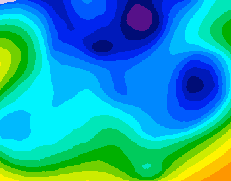 GDPS 500 millibar geopotential height 210 hour forecast chart for Canada based on 2026/02/06 0000Z data