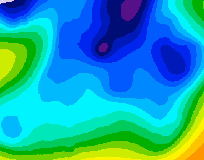 GDPS 500 millibar geopotential height 228 hour forecast chart for Canada based on 2026/02/06 0000Z data