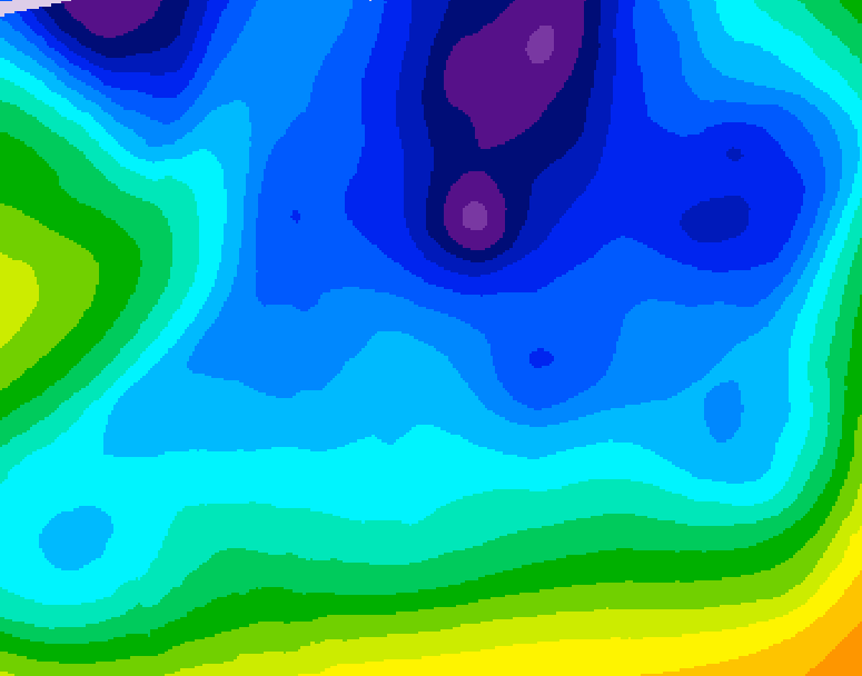 GDPS 500 millibar geopotential height 240 hour forecast chart for Canada based on 2026/02/06 0000Z data