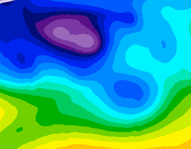 GDPS 500 millibar geopotential height 144 hour forecast chart for Canada based on 2026/02/06 1200Z data