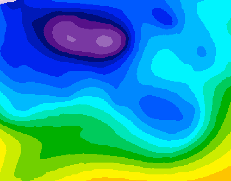 GDPS 500 millibar geopotential height 156 hour forecast chart for Canada based on 2026/02/06 1200Z data