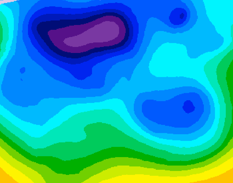 GDPS 500 millibar geopotential height 174 hour forecast chart for Canada based on 2026/02/06 1200Z data
