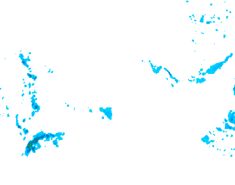 GDPS precipitation 072 hour forecast chart for Canada based on 2026/02/06 0000Z data