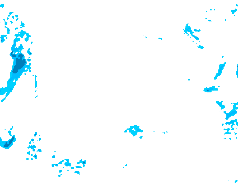 GDPS precipitation 120 hour forecast chart for Canada based on 2026/02/06 0000Z data