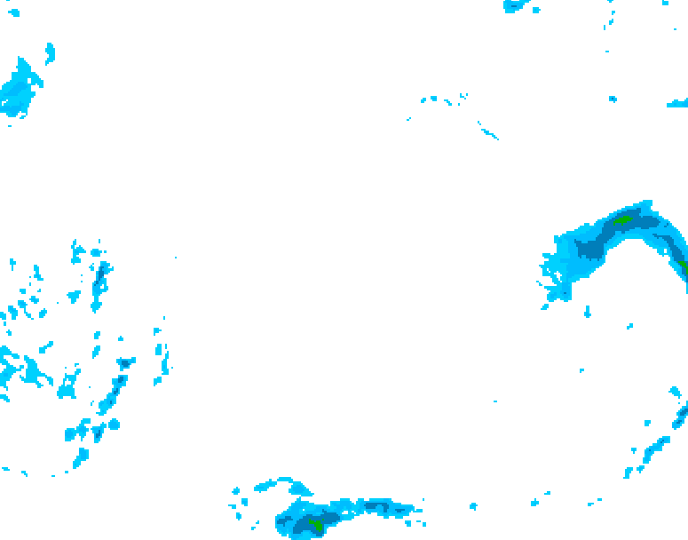 GDPS precipitation 186 hour forecast chart for Canada based on 2026/02/06 0000Z data