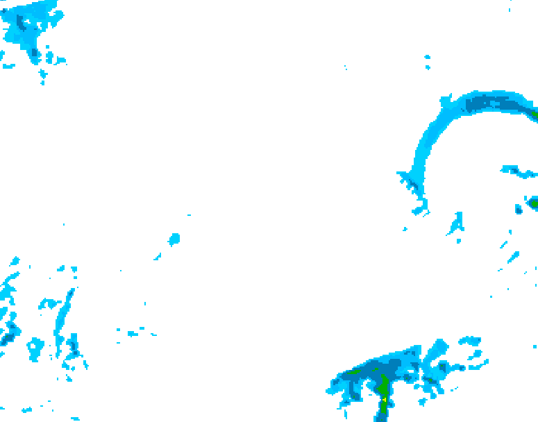 GDPS precipitation 210 hour forecast chart for Canada based on 2026/02/06 0000Z data