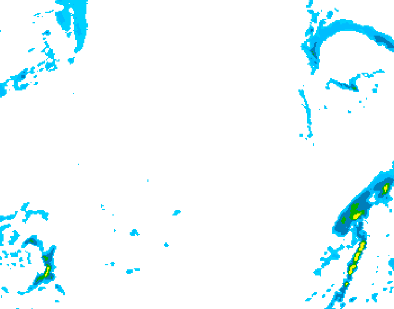 GDPS precipitation 228 hour forecast chart for Canada based on 2026/02/06 0000Z data