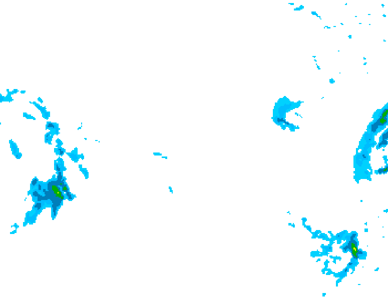 GDPS precipitation 024 hour forecast chart for Canada based on 2026/02/06 1200Z data