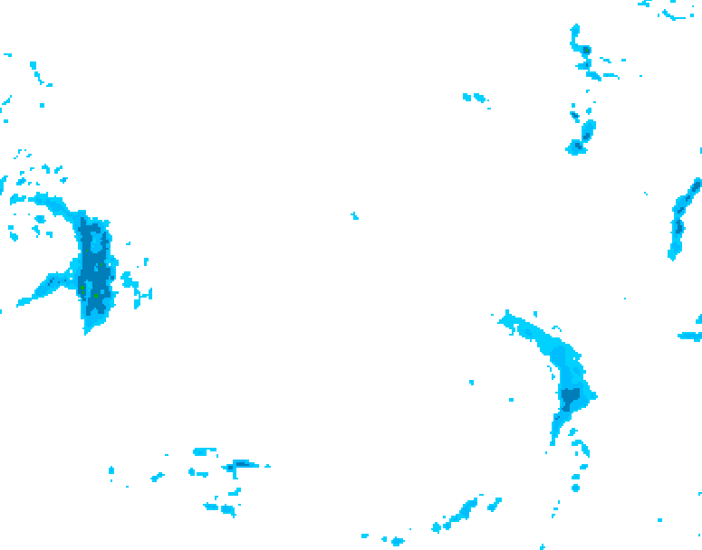 GDPS precipitation 132 hour forecast chart for Canada based on 2026/02/06 1200Z data