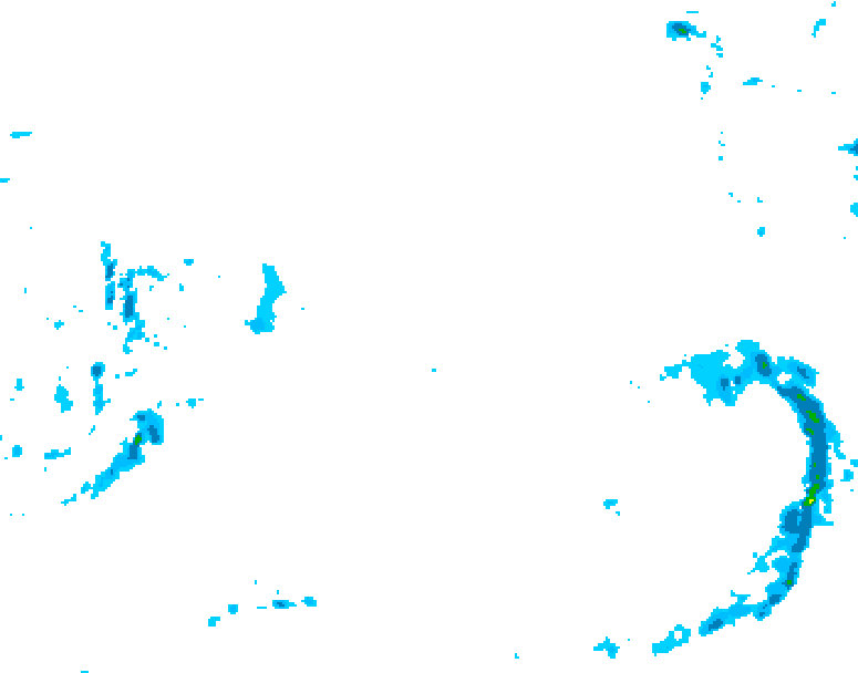 GDPS precipitation 156 hour forecast chart for Canada based on 2026/02/06 1200Z data
