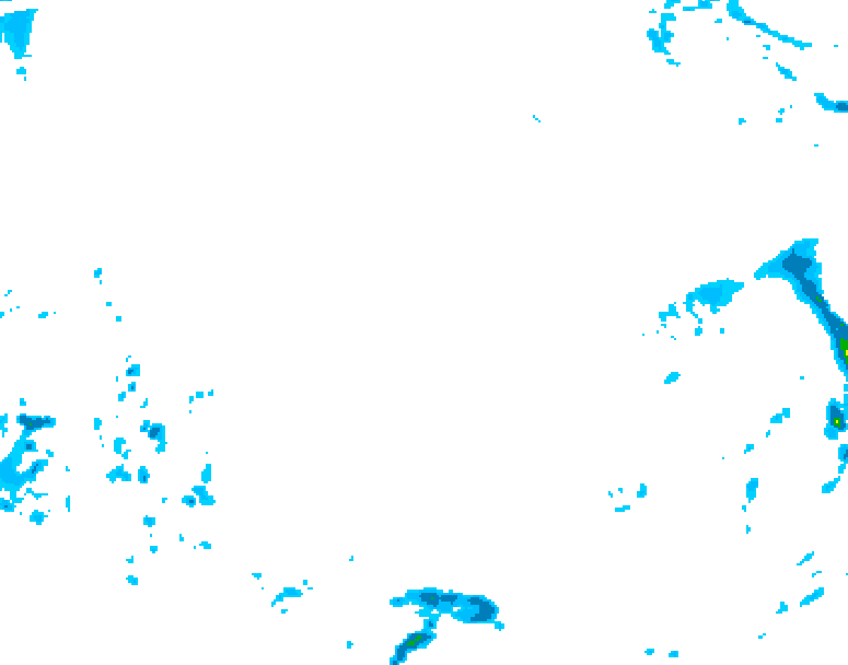 GDPS precipitation 180 hour forecast chart for Canada based on 2026/02/06 1200Z data