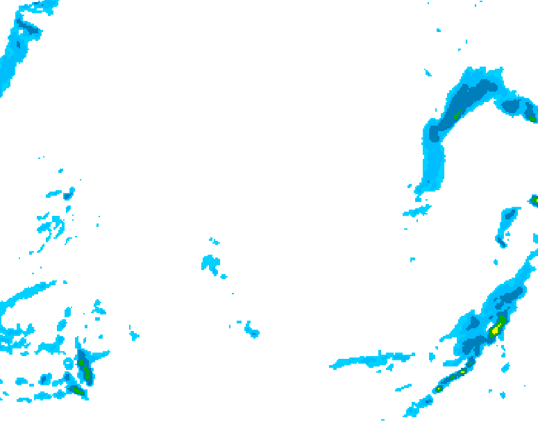 GDPS precipitation 216 hour forecast chart for Canada based on 2026/02/06 1200Z data