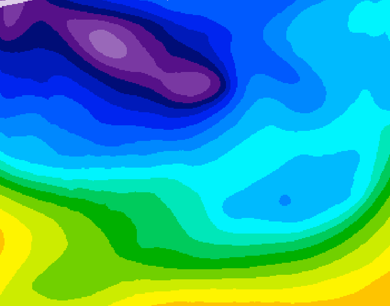 GDPS 500 millibar geopotential height 138 hour forecast chart for Canada based on 2026/02/07 0000Z data