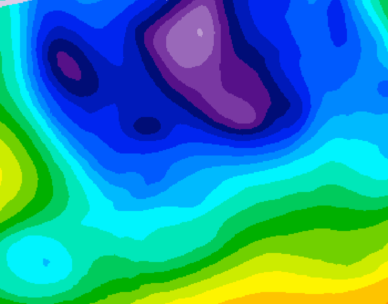 GDPS 500 millibar geopotential height 228 hour forecast chart for Canada based on 2026/02/07 0000Z data