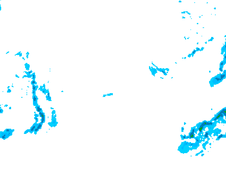 GDPS precipitation 024 hour forecast chart for Canada based on 2026/02/07 0000Z data