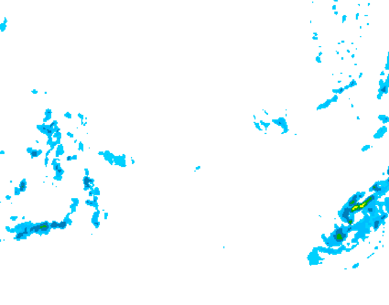 GDPS precipitation 030 hour forecast chart for Canada based on 2026/02/07 0000Z data