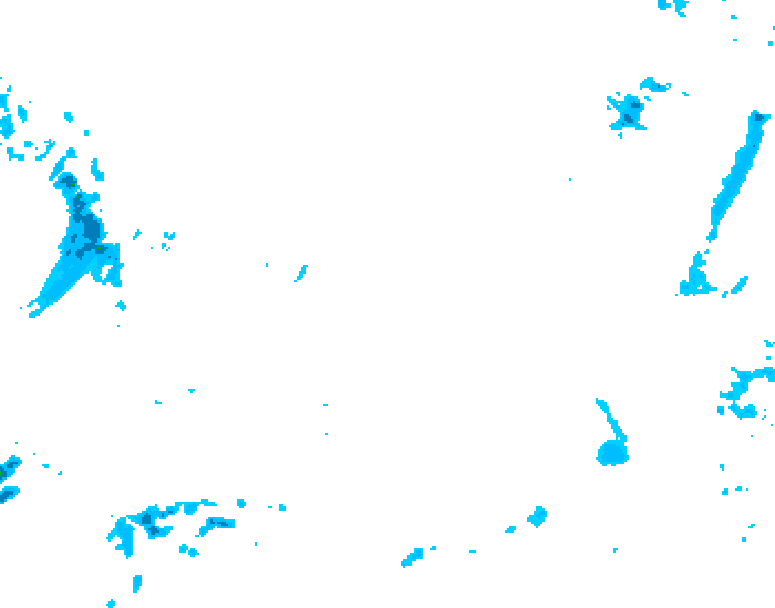 GDPS precipitation 102 hour forecast chart for Canada based on 2026/02/07 0000Z data