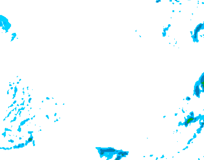 GDPS precipitation 180 hour forecast chart for Canada based on 2026/02/07 0000Z data