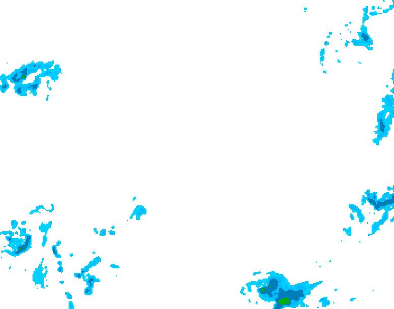 GDPS precipitation 198 hour forecast chart for Canada based on 2026/02/07 0000Z data