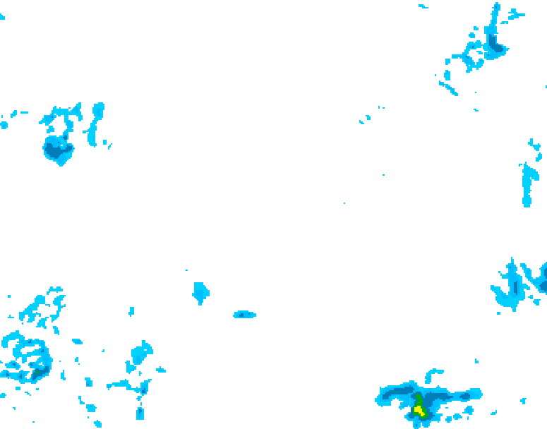 GDPS precipitation 204 hour forecast chart for Canada based on 2026/02/07 0000Z data