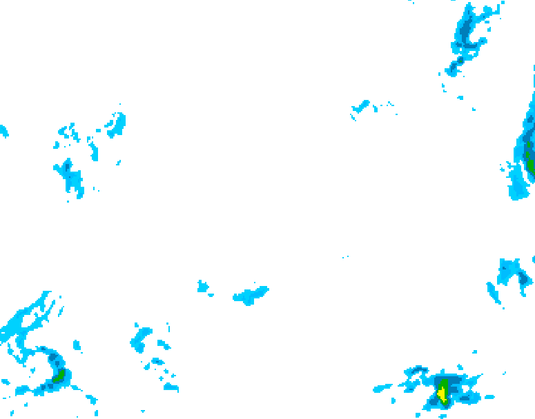 GDPS precipitation 210 hour forecast chart for Canada based on 2026/02/07 0000Z data