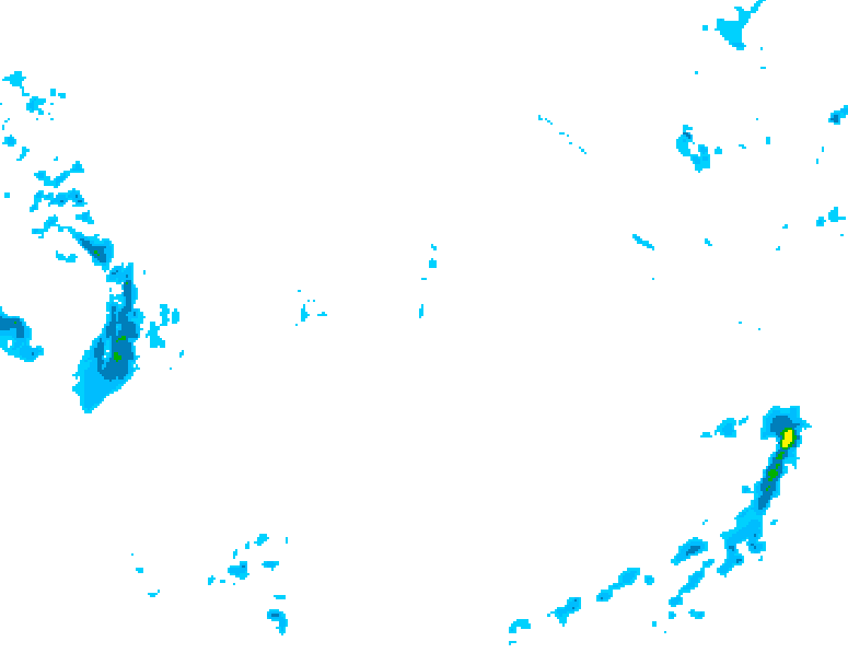GDPS precipitation 108 hour forecast chart for Canada based on 2026/02/07 1200Z data