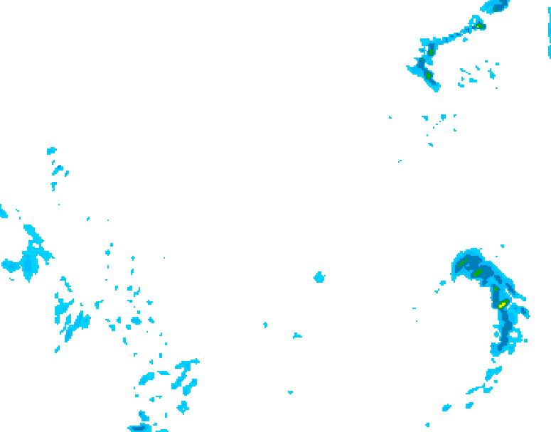 GDPS precipitation 228 hour forecast chart for Canada based on 2026/02/07 1200Z data