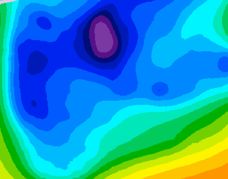 GDPS 500 millibar geopotential height 204 hour forecast chart for Canada based on 2026/02/08 0000Z data