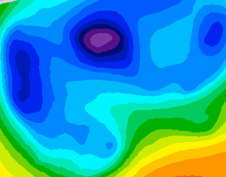 GDPS 500 millibar geopotential height 228 hour forecast chart for Canada based on 2026/02/08 0000Z data