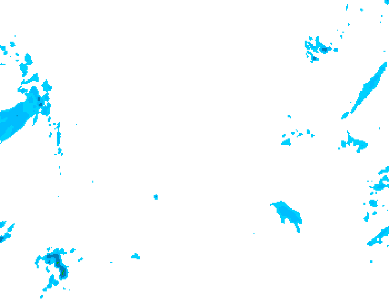 GDPS precipitation 072 hour forecast chart for Canada based on 2026/02/08 0000Z data