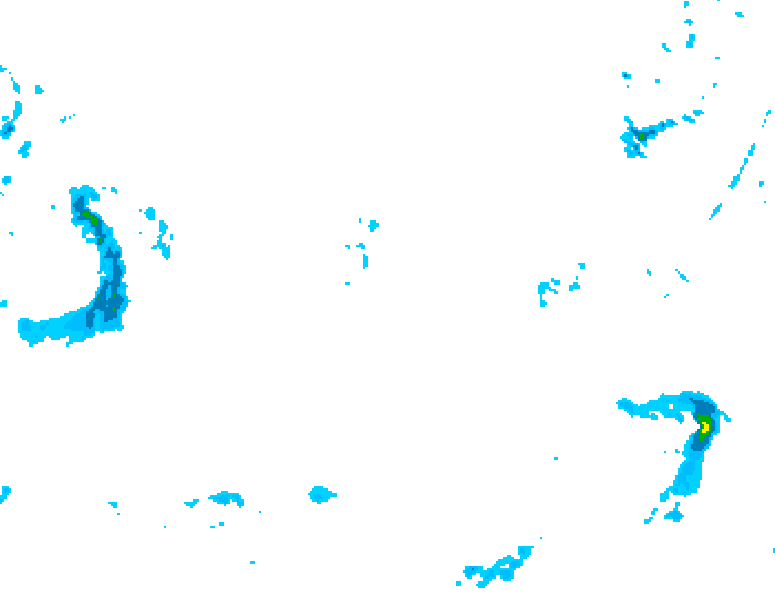 GDPS precipitation 090 hour forecast chart for Canada based on 2026/02/08 0000Z data