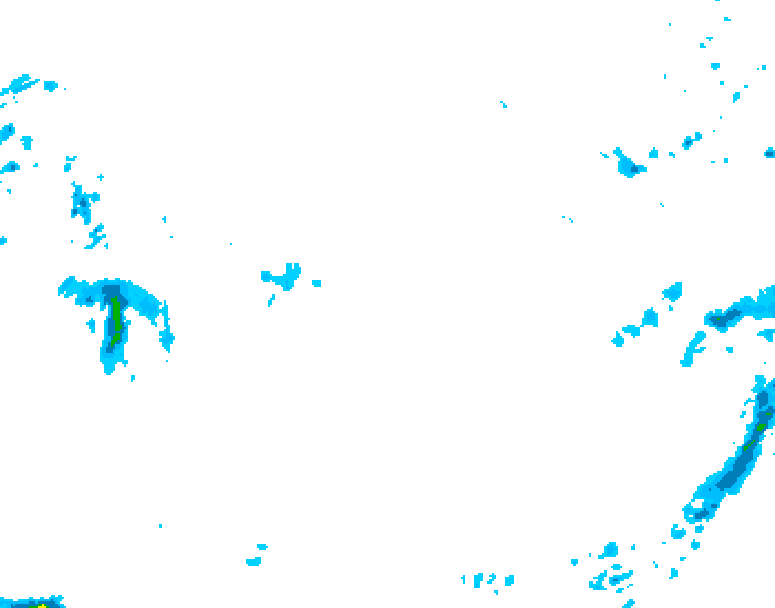 GDPS precipitation 108 hour forecast chart for Canada based on 2026/02/08 0000Z data