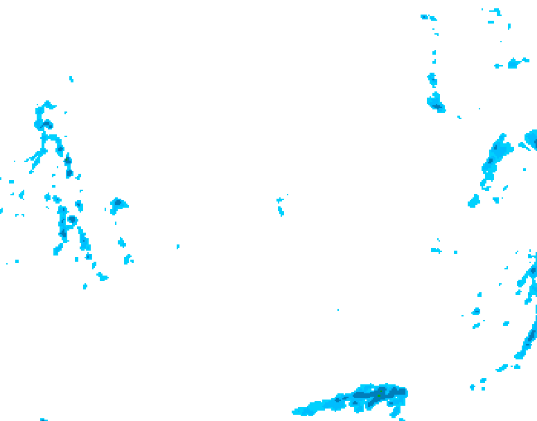 GDPS precipitation 126 hour forecast chart for Canada based on 2026/02/08 0000Z data