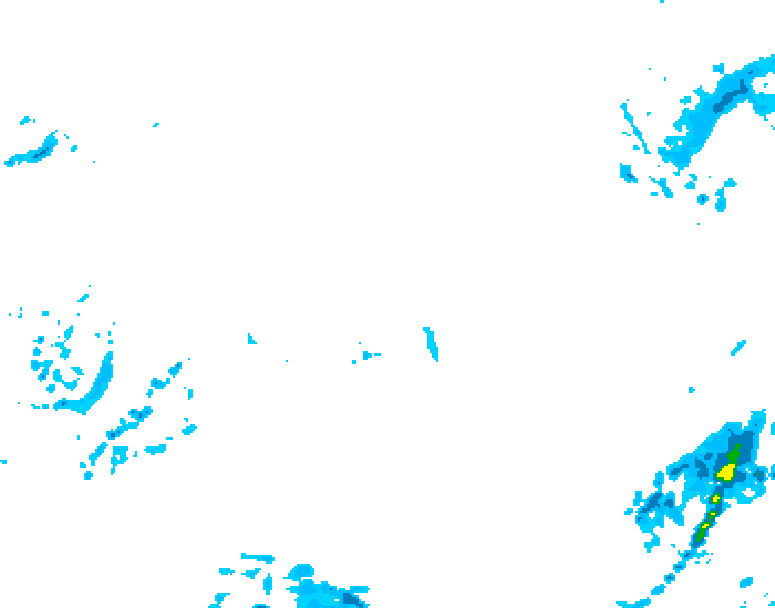 GDPS precipitation 150 hour forecast chart for Canada based on 2026/02/08 0000Z data