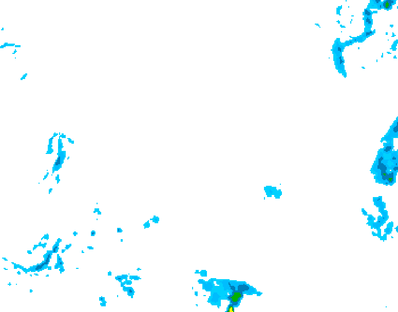 GDPS precipitation 174 hour forecast chart for Canada based on 2026/02/08 0000Z data