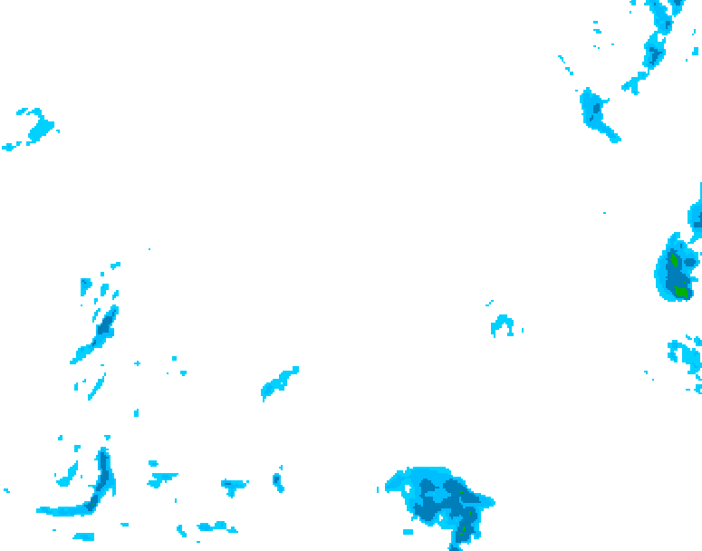 GDPS precipitation 180 hour forecast chart for Canada based on 2026/02/08 0000Z data