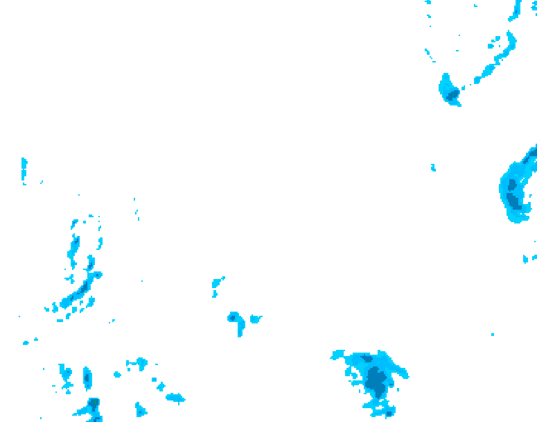 GDPS precipitation 186 hour forecast chart for Canada based on 2026/02/08 0000Z data