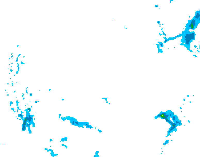 GDPS precipitation 210 hour forecast chart for Canada based on 2026/02/08 0000Z data