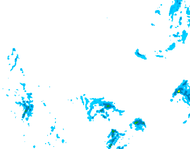 GDPS precipitation 234 hour forecast chart for Canada based on 2026/02/08 0000Z data