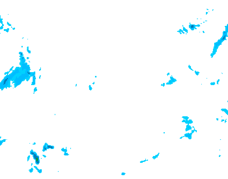GDPS precipitation 066 hour forecast chart for Canada based on 2026/02/08 1200Z data