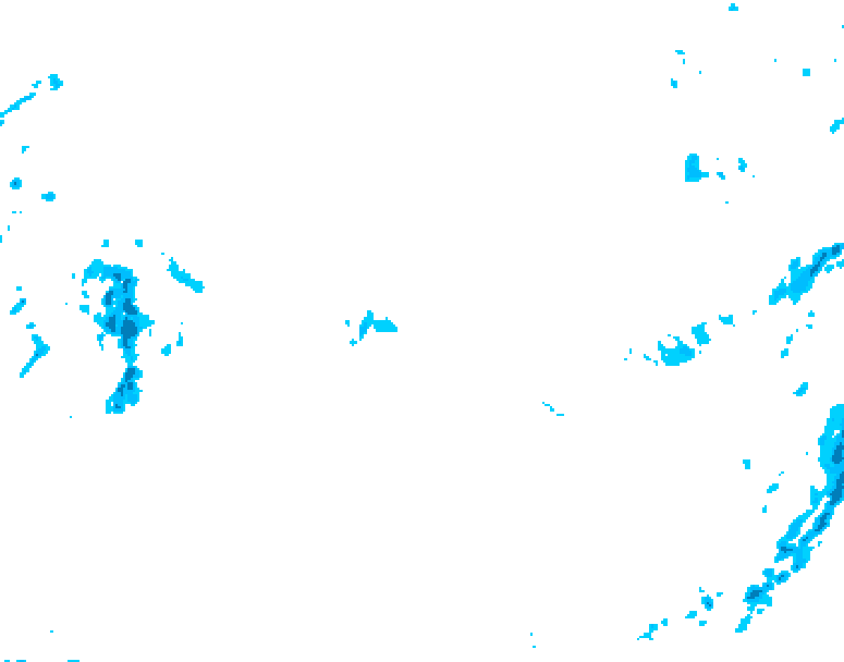 GDPS precipitation 102 hour forecast chart for Canada based on 2026/02/08 1200Z data