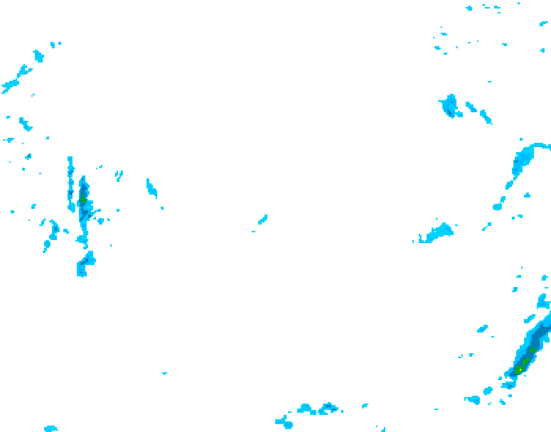 GDPS precipitation 108 hour forecast chart for Canada based on 2026/02/08 1200Z data