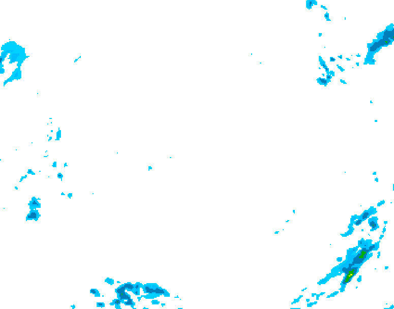 GDPS precipitation 132 hour forecast chart for Canada based on 2026/02/08 1200Z data