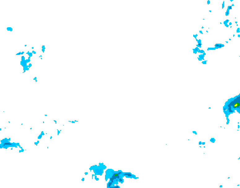 GDPS precipitation 150 hour forecast chart for Canada based on 2026/02/08 1200Z data